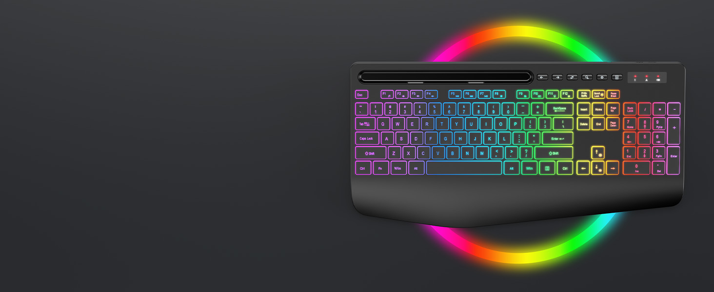 wireless keyboard backlit