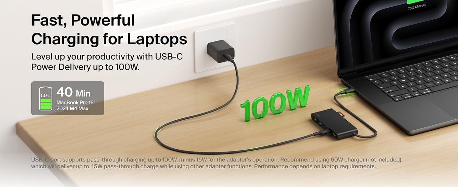 Belkin Connect 7-Port USB-C Hub with Dual USB-C Ports