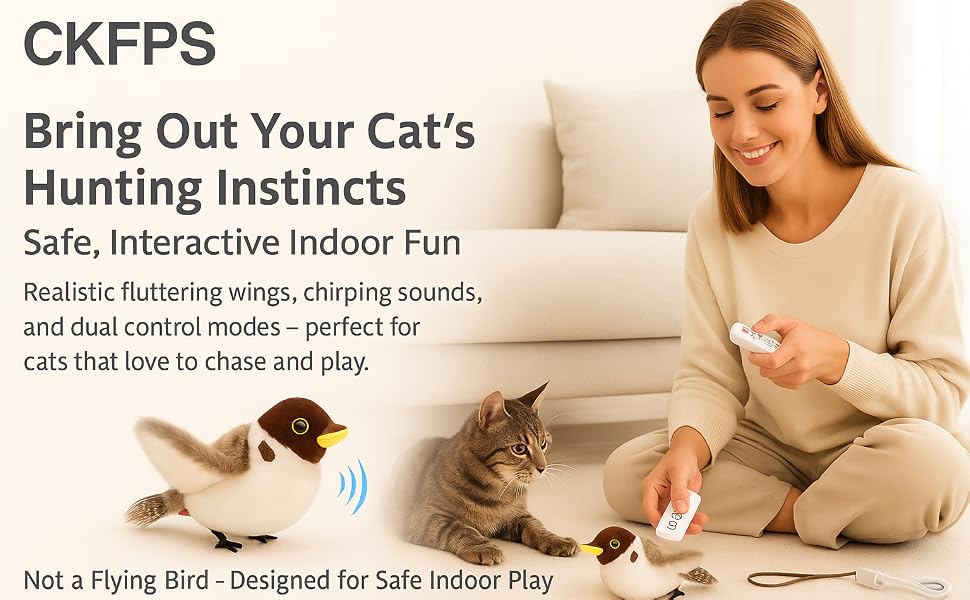 flappy bird cat toy