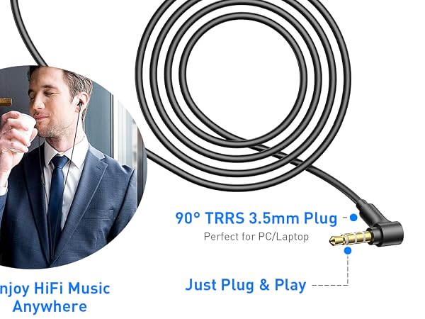 premium gold plated TRRS 4-POLES 3.5MM PLUG