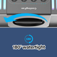 180° watertight