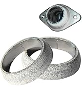 MOXRUQ 2 PCS Exhaust Manifold Gasket, 2.56