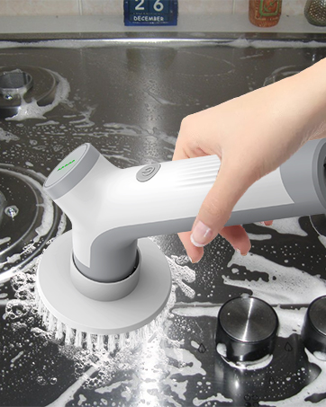 Electric Spin Scrubber, Cordless Cleaning Brush