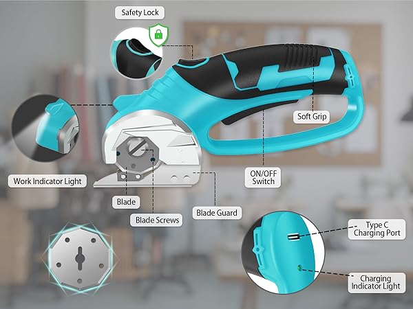 Cordless Electric Scissors