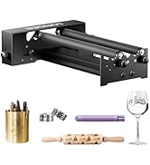 Longer Laser Engraver Rotary Roller, Y-axis Laser Engraver Attachment 360° Rotation, a Good Partn...