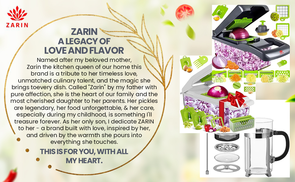 Brand story - Mandolin Vegetable chopper