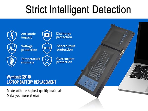 G91J0 Battery for Dell Inspiron 15 3511 3520 13 5330