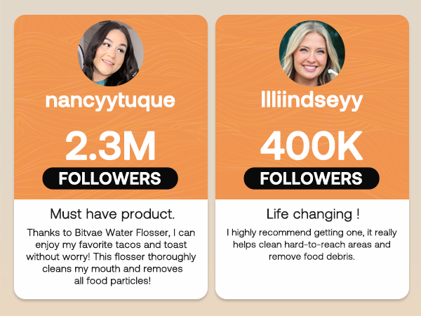 water dental flossser