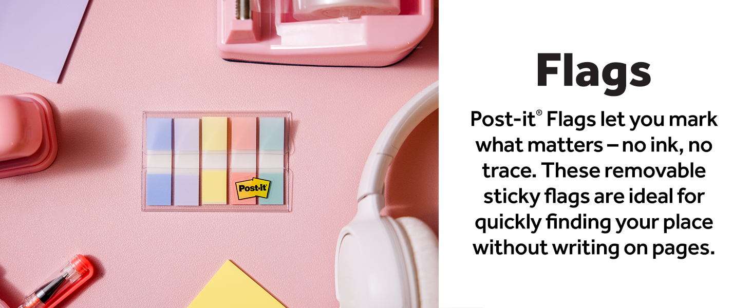 Post-it Pastel Flags