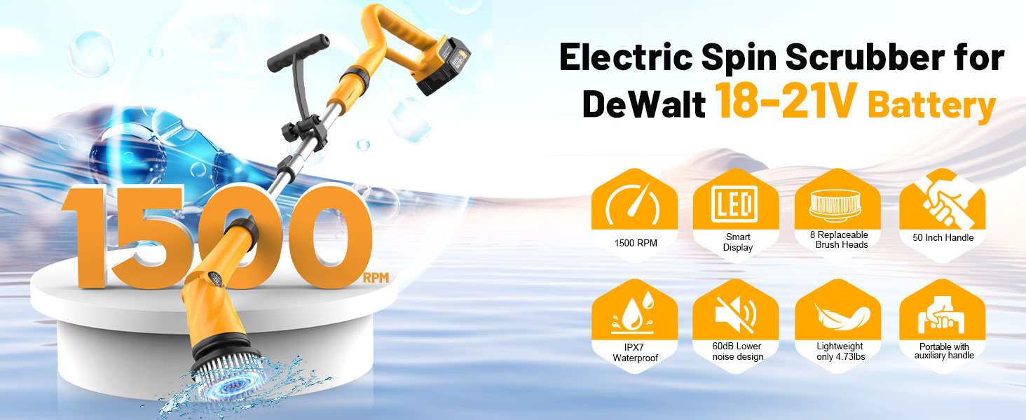 electric spin scrubber