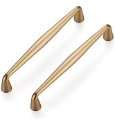 Ravinte 10 Pack 5 Inch Champagne Bronze Kitchen Cabinet Handles Solid Zinc Alloy Cabinet Pulls Cu...