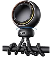 Bearwind Mini Portable Stroller Fan – 60° Auto Oscillation, Quiet USB-C Rechargeable Baby Fan, 4 ...