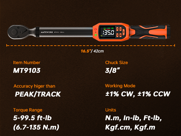 digital torque wrench 3/8 inch drive