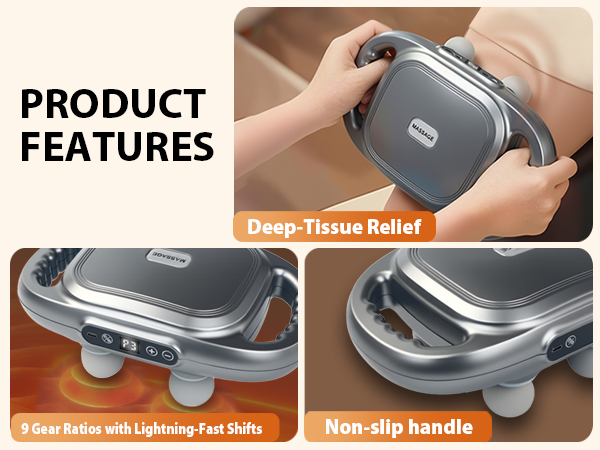 Massage Gun Deep Tissue,Back Massager, Neck&amp;amp; Shoulder Massager