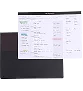 Weekly Meal Planner with Recipes and Grocery List Magnetic Notepad For Fridge - 8.5x11'' Menu Pla...