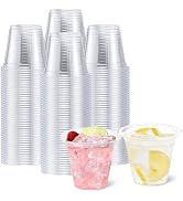 BYSNOW 250 Pack 9 oz Disposable Plastic Cups for Party, Plastic Wine Cups with Higher Heat Resist...