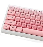Rainy75 PBT Keycaps, Jelly Keycap Foundation MOA Profile, 132 Keys Cute Custom Keycaps for Cherry...