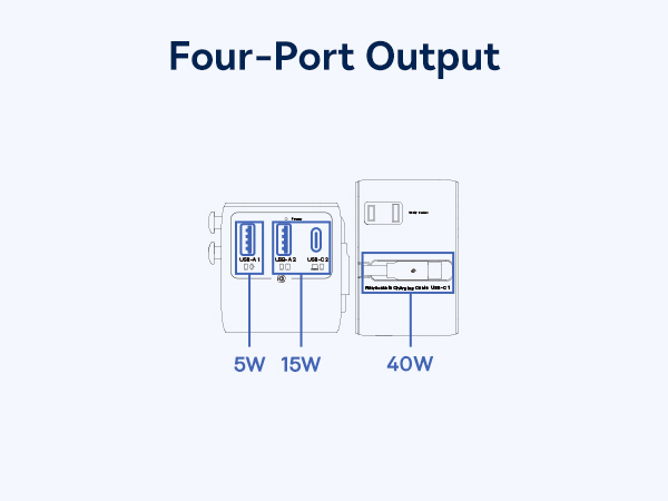 enercore universal travel adapter