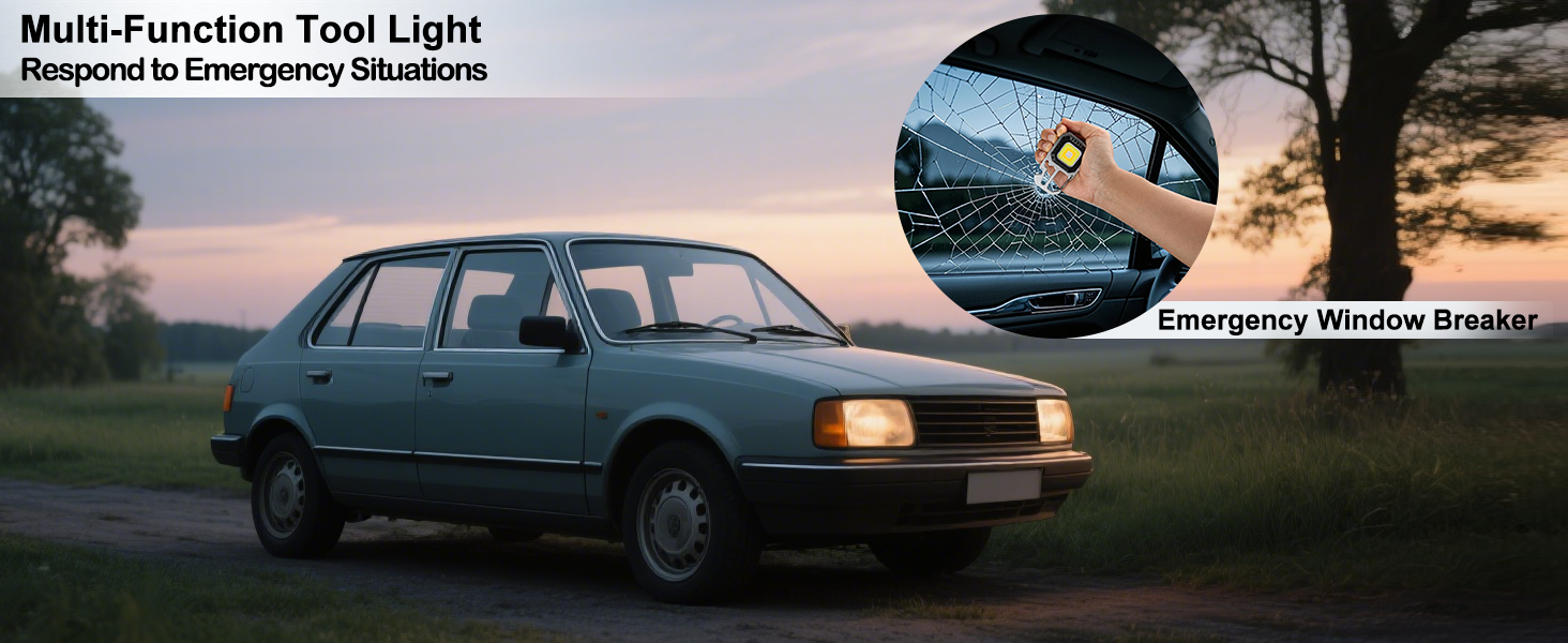 Multi-Function Tool Light Emergency Window Breaker Better respond to emergency situations