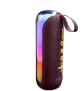 T&amp;G Portable Bluetooth Speaker with Colorful Lights, 20W Loud Wireless Stereo Sound, IPX5 Waterpr...