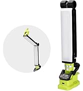 2400LM LED Work Light for Ryobi 18V ONE+ Plus Lithium Battery P727,P705,P721,P190,P193,270 Degree...