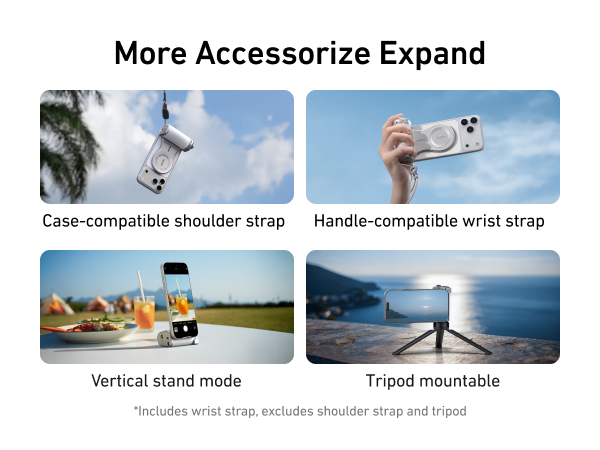magnetic phone camera grip