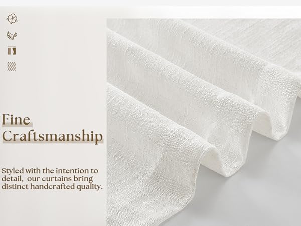 linen curtains