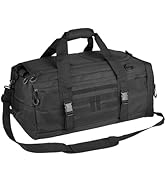 Hannibal Tactical 50L Large Duffle Bag, 3-in-1 Tactical Backpack MOLLE Pack for Sports/Gym/Outdoo...