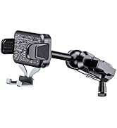 Kaishengyuan Dash Mount Phone Holder with Metal Double Socket Arm &amp; 360° Rotation Extension Mount...