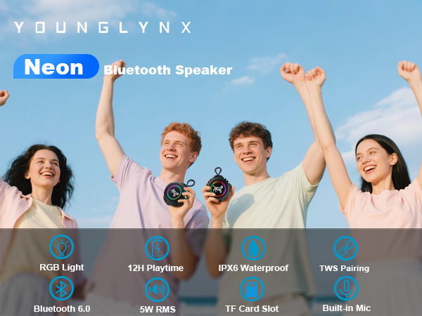 YYC Wireless Portable Bluetooth Speaker