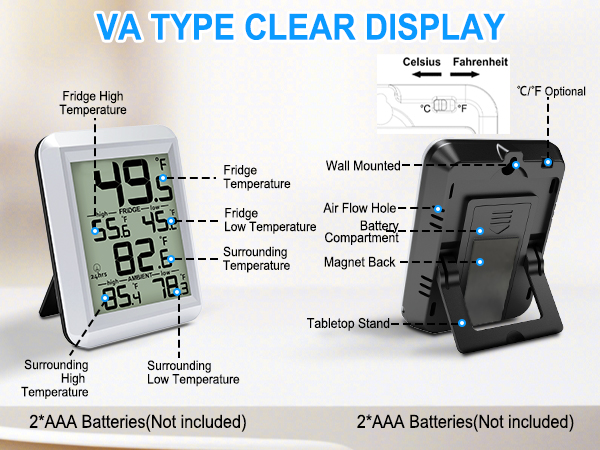 refrigerator thermometer fridge thermometer freezer thermometer thermometer for refrigerator