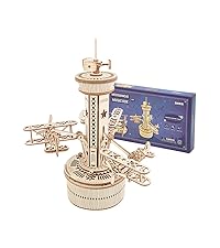 ROKR 3D Wooden Puzzles for Adults,Wooden Music Box Kits-Cello Wood Model Kits for Adults to Build,St...