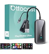 OTTOCAST Play2Video Ultra 2026 Upgrade Magic AI Box Car Watch Video Devices, Wireless CarPlay And...