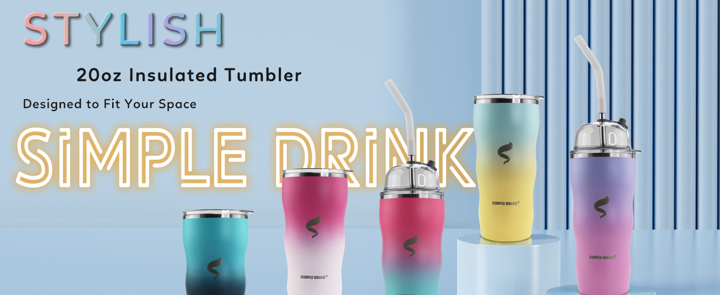 tumbler;coffee tumbler;20 oz tumbler;iced coffee tumbler;stainless steel tumbler;insulated tumbler