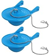 3 Inch Toilet Flapper Replacement Compatible with Gerber 99-788, Easy to Install with 2 Toilet Ha...