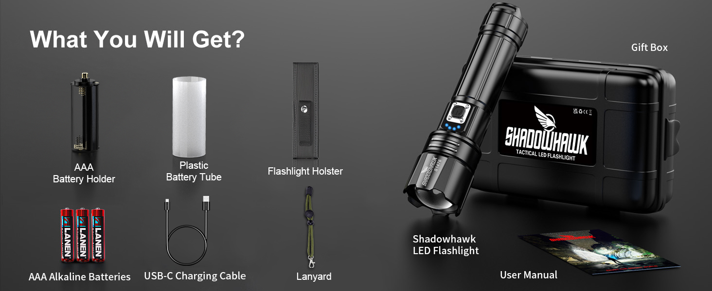 flashlights high lumens rechargeable