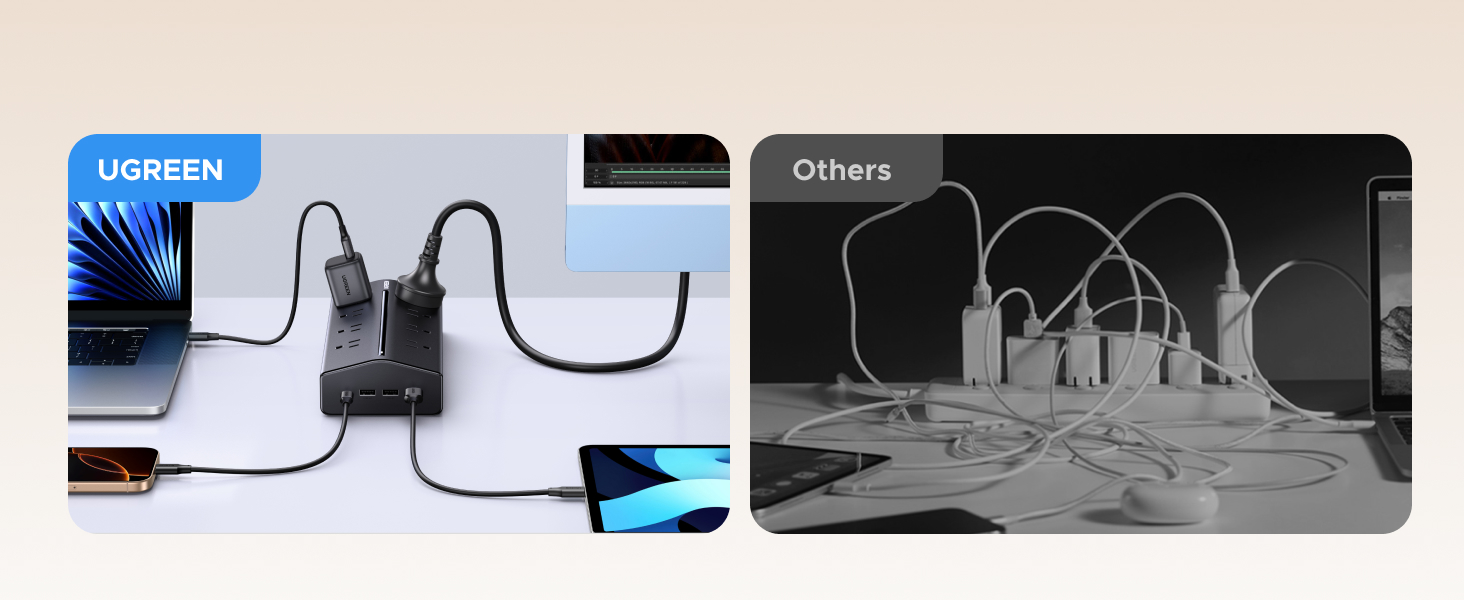 ugreen power strip with usb port