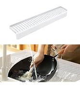 Sink Edge Protectors for Kitchen Single and Double Sink,Kitchen Sinks Splash Guard Can be Cut and...