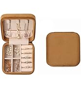 GUKA Plush Velvet Travel Jewelry Box Organize, Jewelry Travel Case, Small Portable Organizer Boxe...