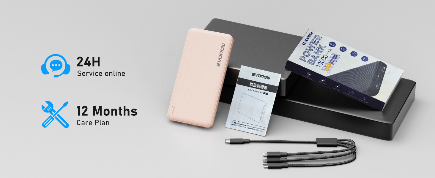 Packing List 1* 10000mAh power bank, 1* 3 IN 1 USB Cable, 1* User Manual