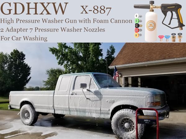 X-887 High Pressure Washer Gun
