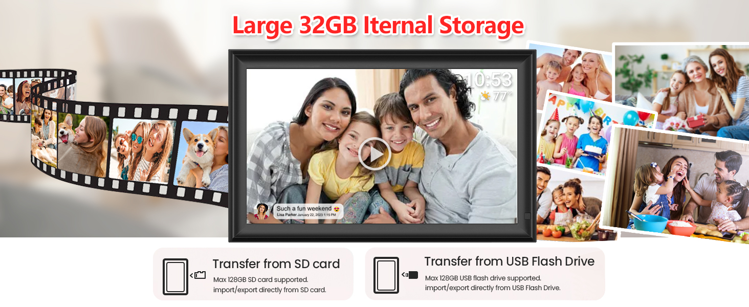 15.6inch FRAMEO Digital Photo Frame