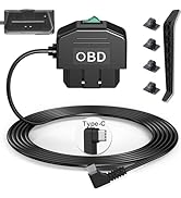 Dash Cam OBD Hardwire Kit, Dash Camera USB Type C Hardwire Kit with OBD Power Cable for Dashcam 1...