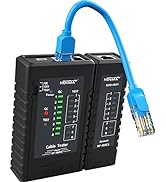 NOYAFA NF-468CS Network Cable Tester Telephone &amp; Continuity Tester Ethernet Cable Mapper for RJ45...