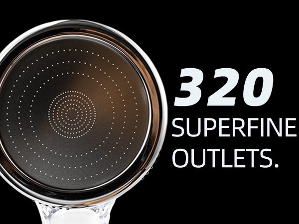 High pressure shower head