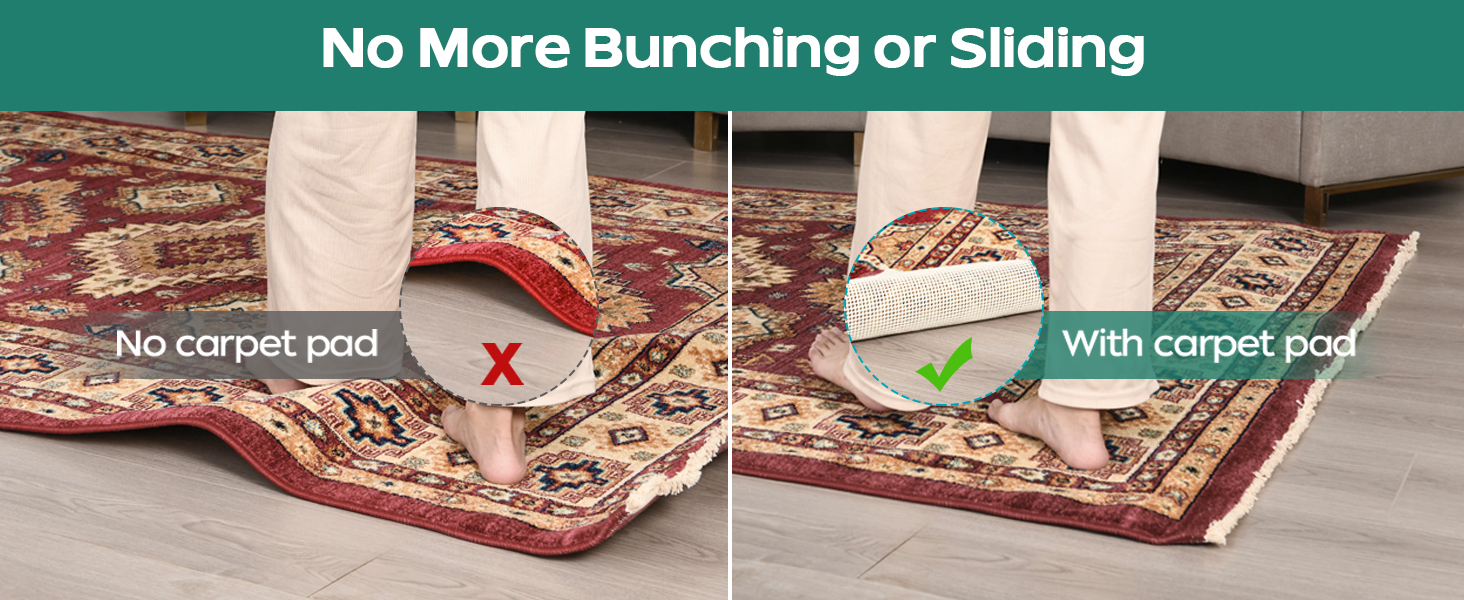 rug pad gripper 2x4 non slip rug pad runner rug pad non skid under rug area rug pad