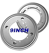 2Pack Lazy Susan Hardware, 9" Rotating Bearing Plate 5/16” Thick, 750lbs Lazy Susan Turntable Swi...