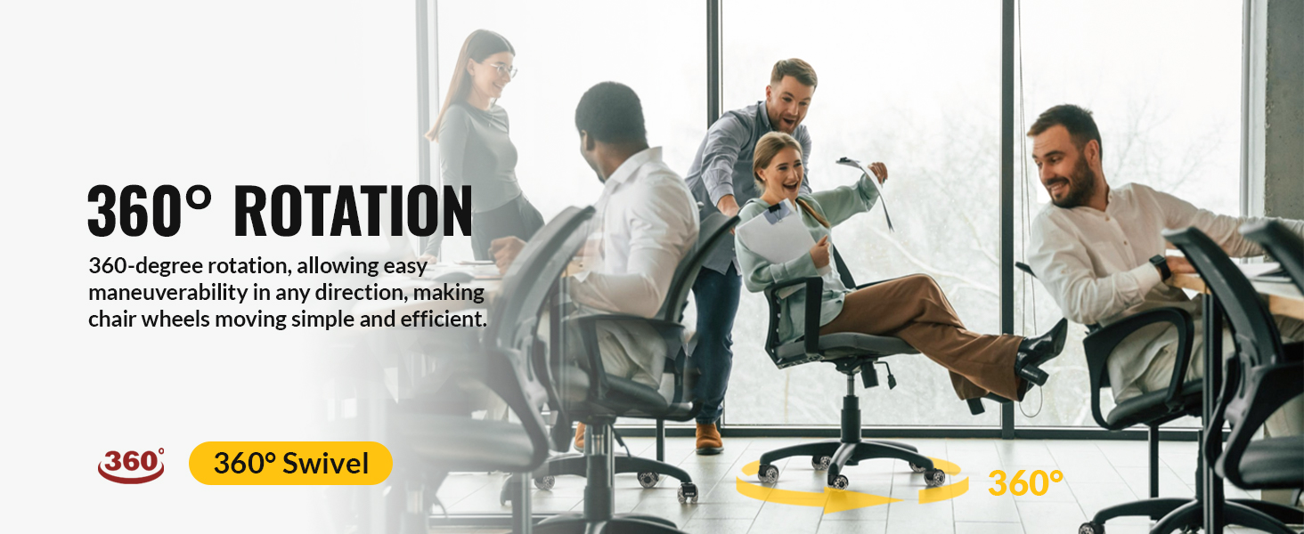 5 swivel casters 2 dual smooth mute rolling chair wheel for carpet set of 5 heavy duty