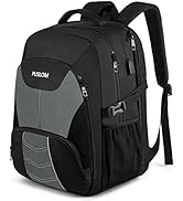 PUSLOM Extra Large Travel Laptop Backpack for Men 55L,Water Resistant 18.4 inch Big Business Lapt...