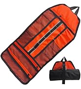 orelease Travel Toiletry Bag for Men -Water-Resistant Compact Bathroom Roll Organizer, Water-resi...